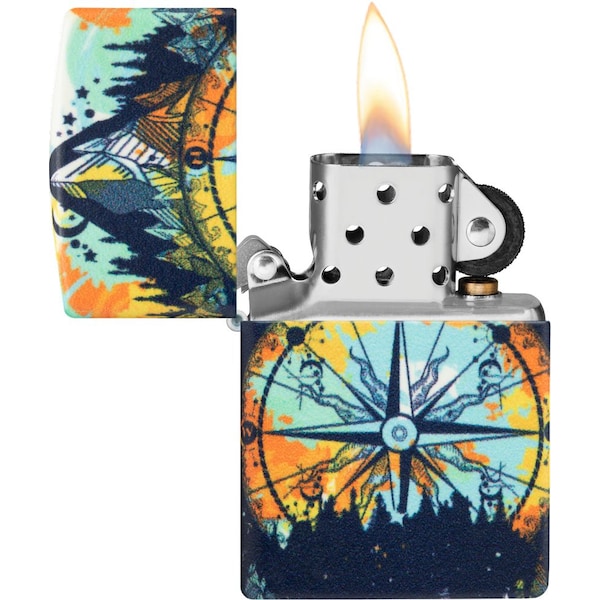 2024 Zippo Compass, Glow-In-The-Dark,